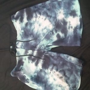 No Boundaries Blue and White Swim Shorts